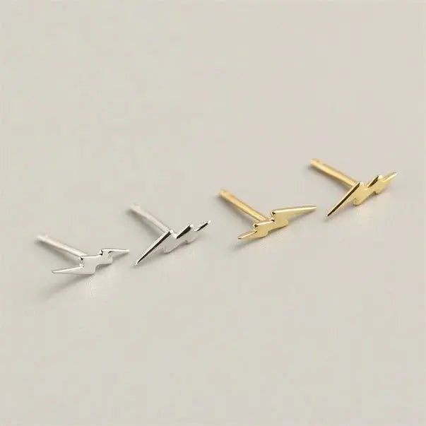 Lightning Bolt Stud Earrings - Golden Hour BoutiqueEarrings