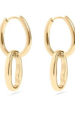 Linked Luxe Oval Earrings - Golden Hour BoutiqueEarrings