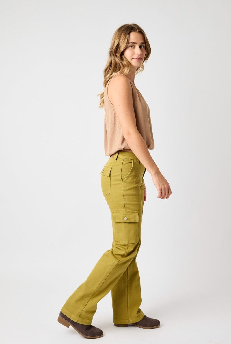 Matcha Cargo Straight Jeans - Golden Hour BoutiqueJeans