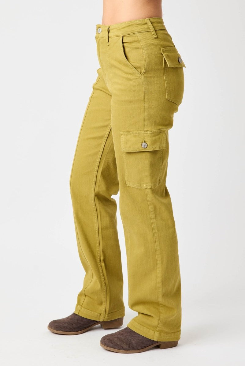 Matcha Cargo Straight Jeans - Golden Hour BoutiqueJeans