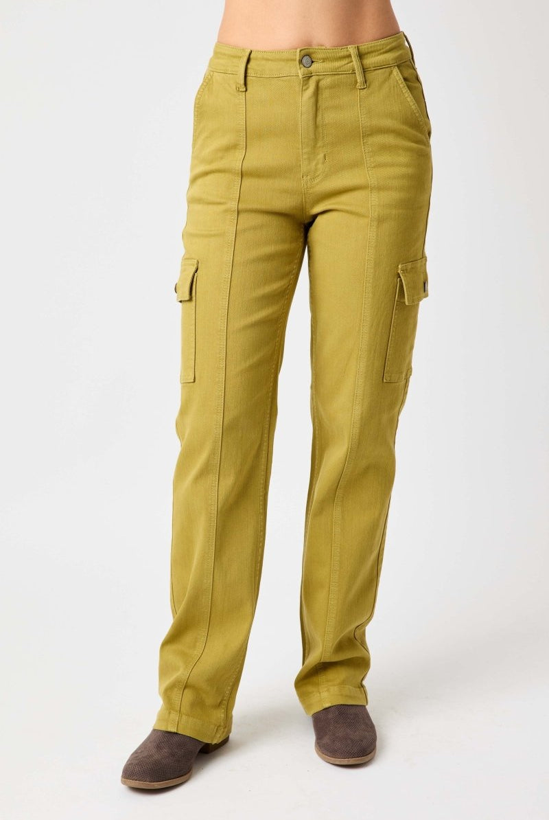 Matcha Cargo Straight Jeans - Golden Hour BoutiqueJeans