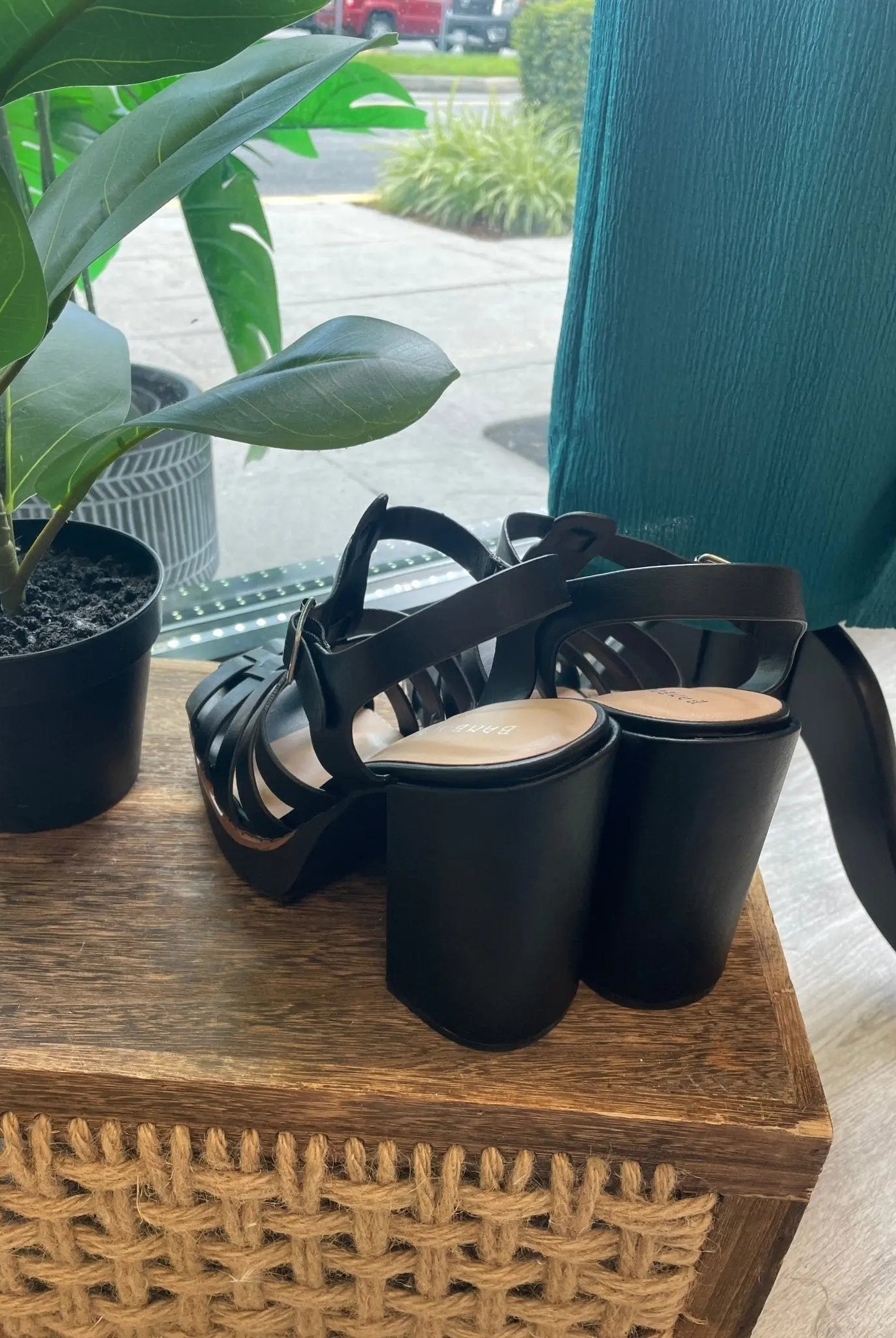 Next Step Strap Chunky Heels - Golden Hour BoutiqueHeels