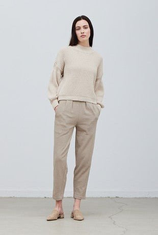 Quiet Confidence Mock Neck Sweater - Golden Hour BoutiqueSweater