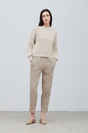 Quiet Confidence Mock Neck Sweater - Golden Hour BoutiqueSweater