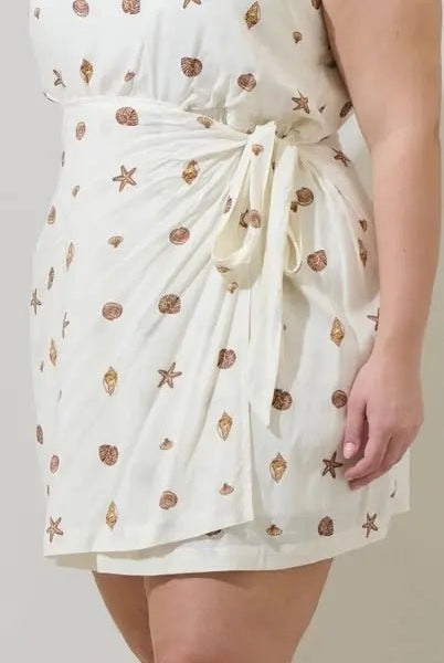 Seaside Breeze Wrap Dress - Golden Hour BoutiqueMini Dresses