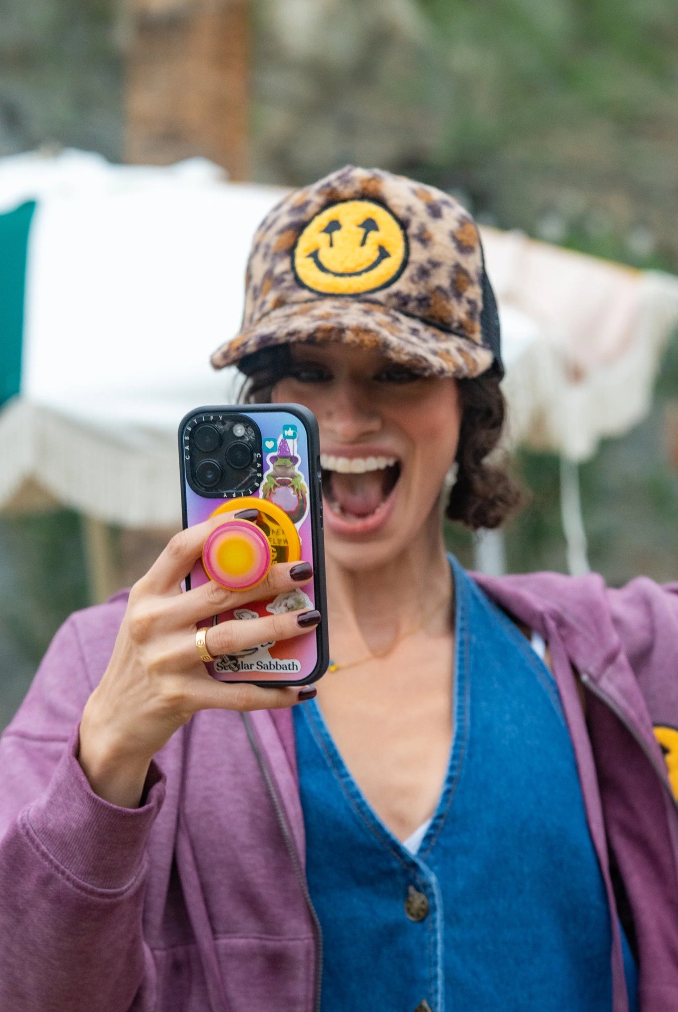 Sherpa Leopard Trucker Snapback Hat - Golden Hour BoutiqueTrucker Hat