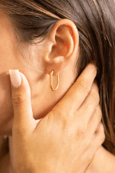 Signature Oval Huggie Earrings - Golden Hour BoutiqueEarrings