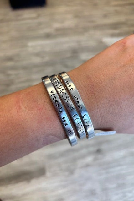 Silver Lining Cuff Bracelet - Golden Hour BoutiqueBracelets