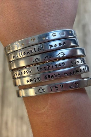 Silver Lining Cuff Bracelet - Golden Hour BoutiqueBracelets