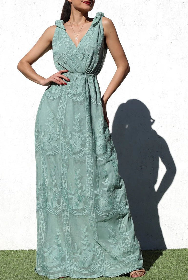 Soft Spoken Lace Maxi Dress - Golden Hour Boutiquemaxi dresses