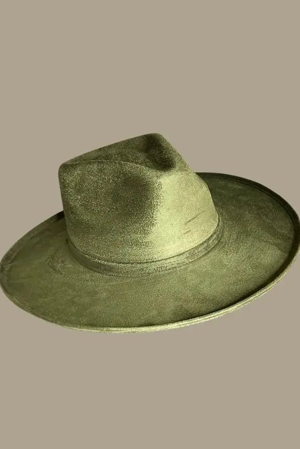 Suede Rolled Up Rancher Hat - Golden Hour BoutiqueHats