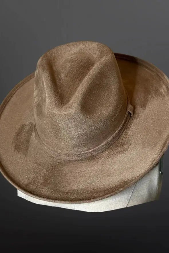 Suede Rolled Up Rancher Hat - Golden Hour BoutiqueHats