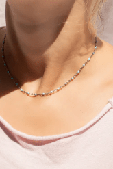 Turquoise Confetti Necklace - Golden Hour BoutiqueNecklaces