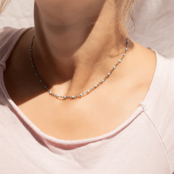 Turquoise Confetti Necklace - Golden Hour BoutiqueNecklaces