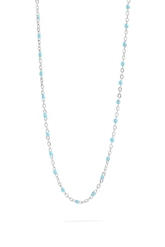 Turquoise Confetti Necklace - Golden Hour BoutiqueNecklaces