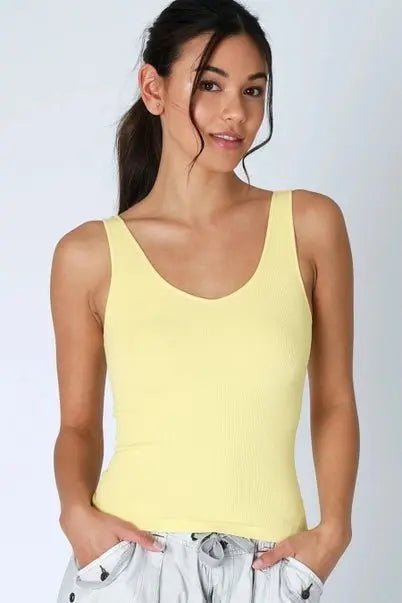 Twice as Nice Reversible Tank - Golden Hour BoutiqueTank Tops