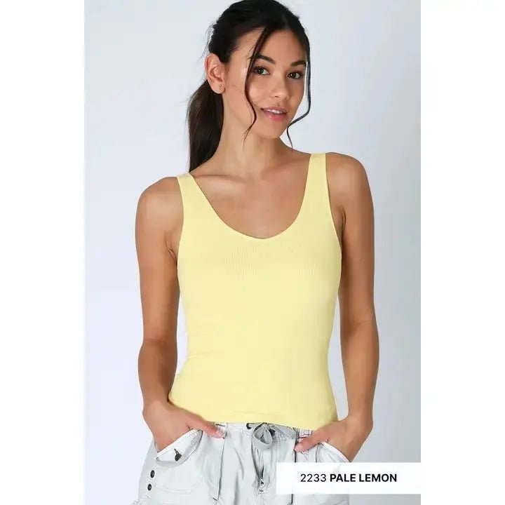 Twice as Nice Reversible Tank - Golden Hour BoutiqueTank Tops