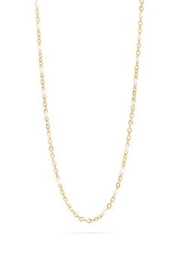 White Confetti Necklace - Golden Hour BoutiqueNecklaces