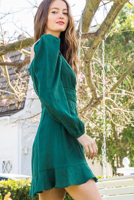 Wilde Love Long Sleeve Mini Dress - Golden Hour BoutiqueMini Dresses