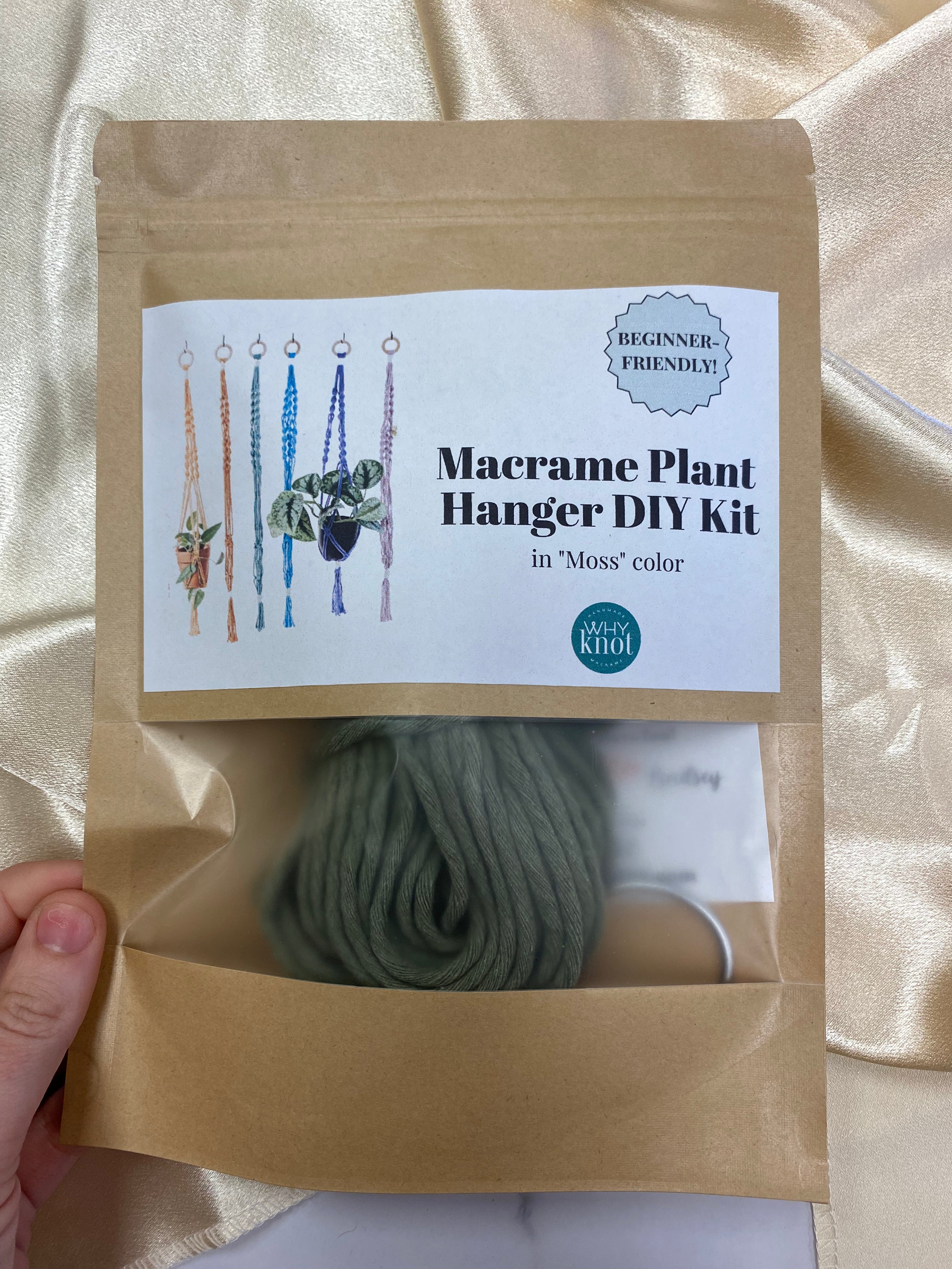 Macrame Plant Hanger DIY Kit