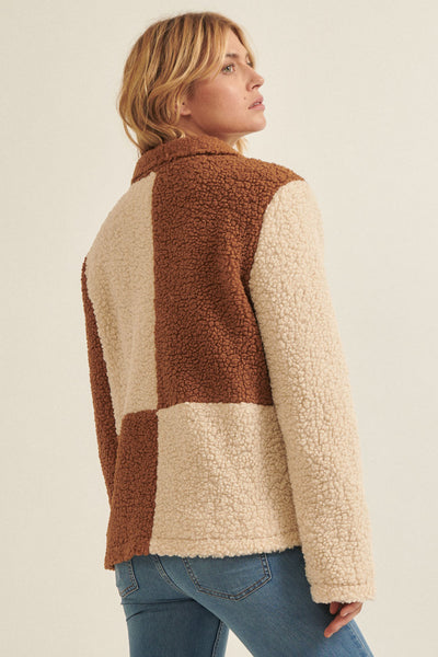 Check It Out Sherpa Jacket