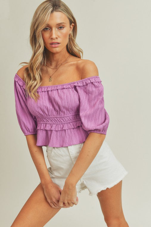 Ever After Violet Blouse