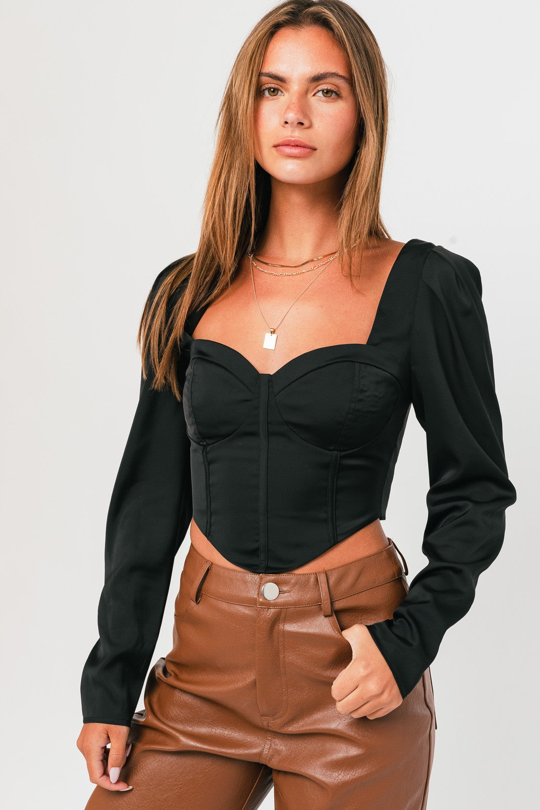 Night Rhythm Bustier Top