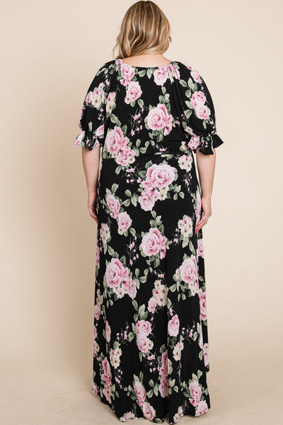 Flaunt It Floral Maxi Dress