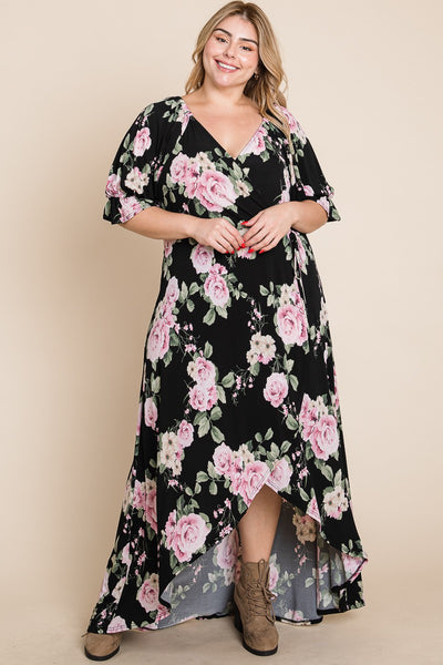 Flaunt It Floral Maxi Dress