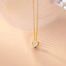 18k Dainty Heart Necklace - Golden Hour BoutiqueNecklaces
