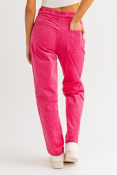 Cutie in Corduroy Straight Leg Pants