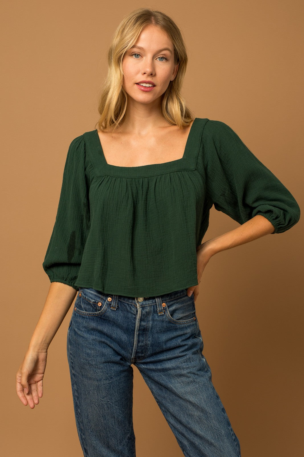 Like A Gem Back Tie Top
