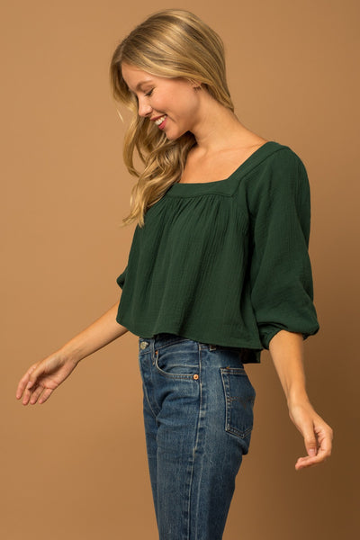Like A Gem Back Tie Top