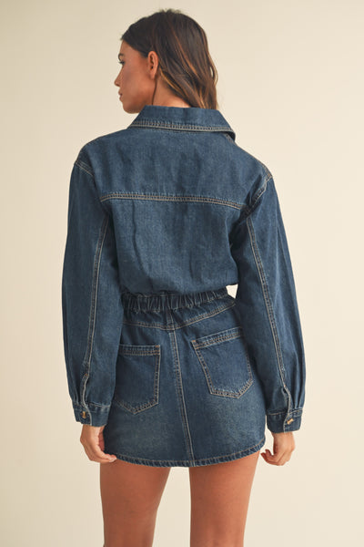 Divine In Denim Mini Dress