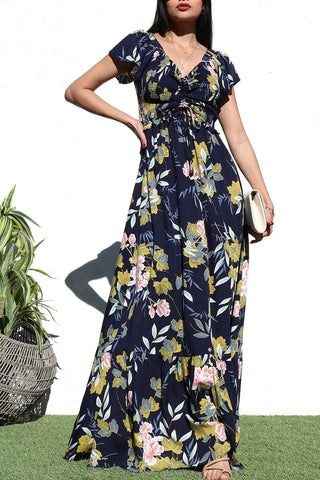 One Way Ticket Floral Dress