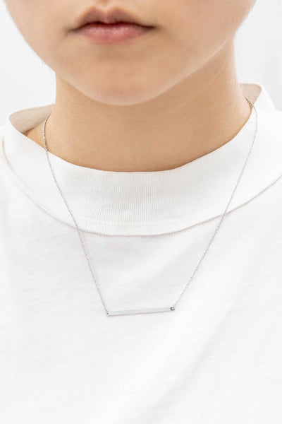 Modern Minimalist Bar Necklace