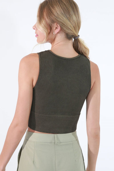 Heat Wave Plunge Crop Top