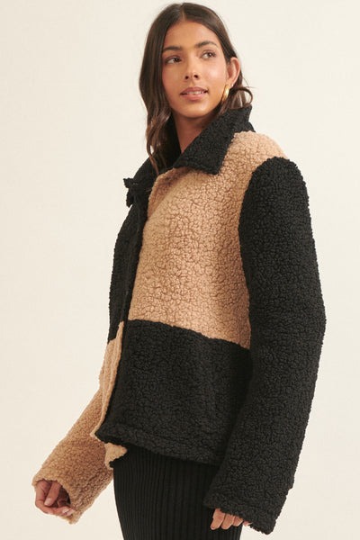 Check It Out Sherpa Jacket