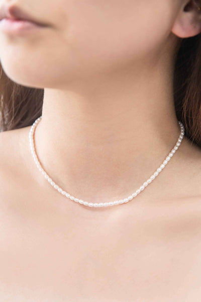 Delicate Pearl Strand Necklace