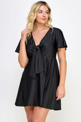 Under The Lights Satin Mini Dress