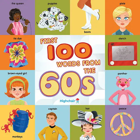 First 100 Words from the 60s Book