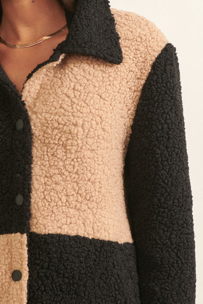 Check It Out Sherpa Jacket