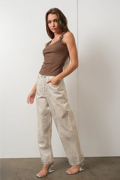 Out West Buckle Tank Top