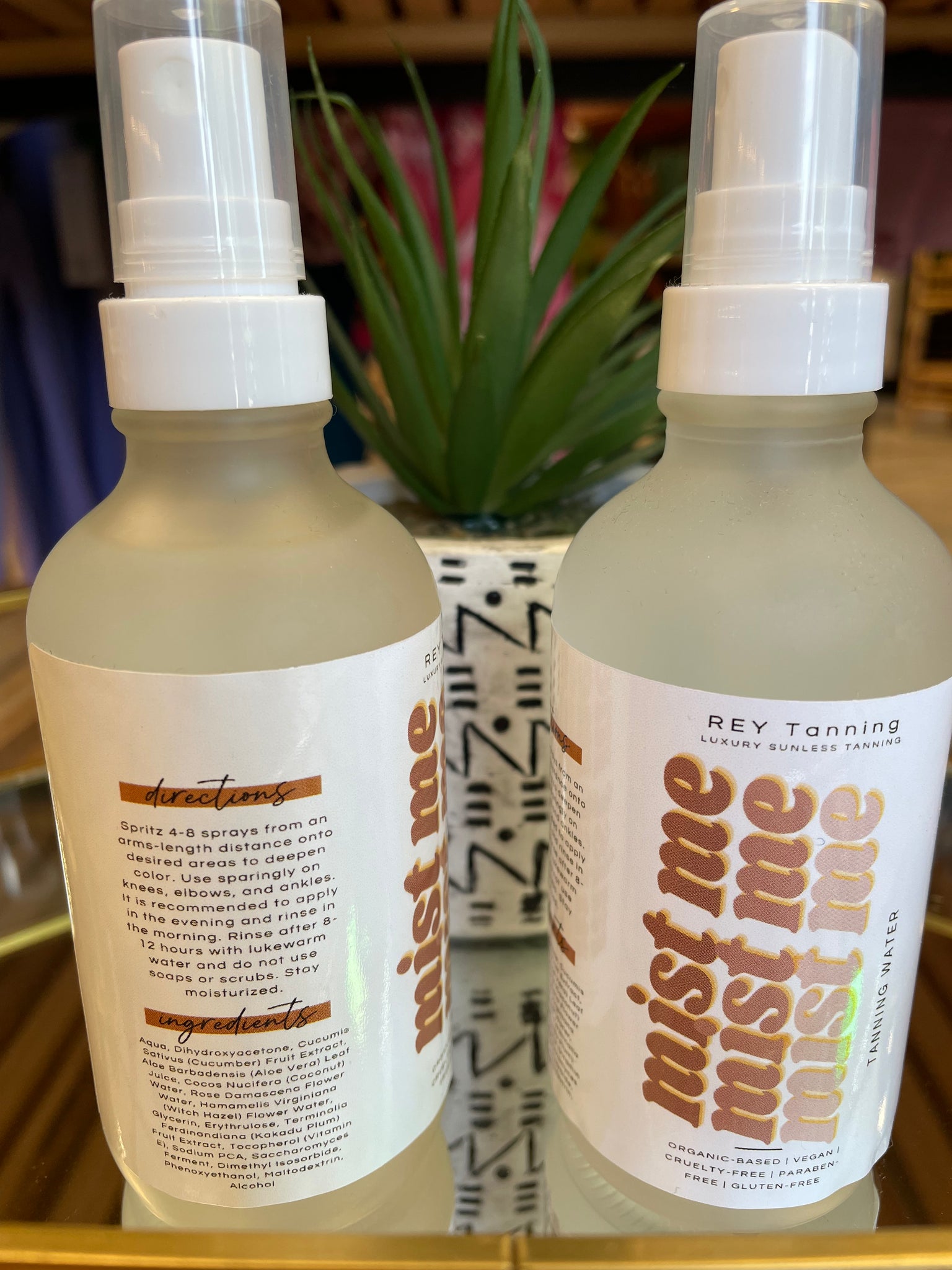 Refillable Glass Mist Me Water