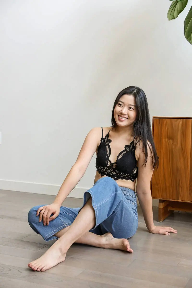 Cochet Lace Bralette - Golden Hour BoutiqueBralettes
