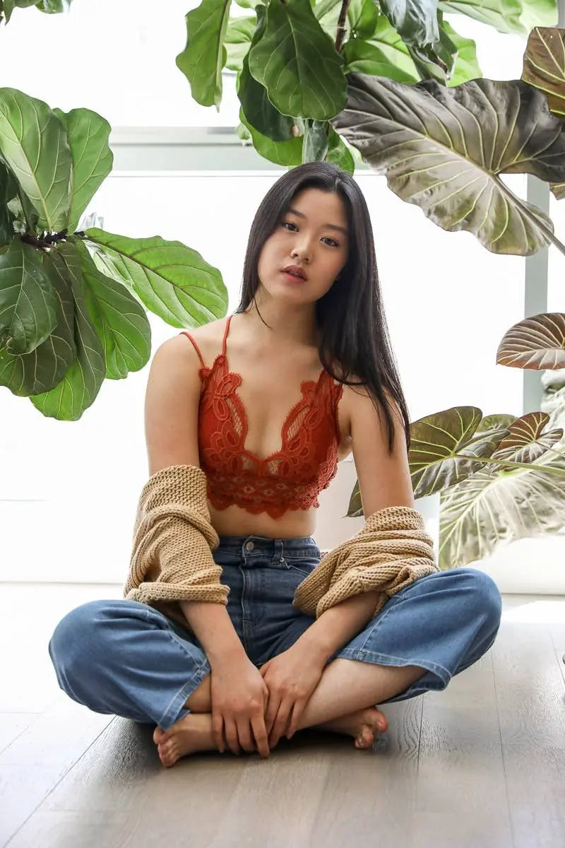 Cochet Lace Bralette - Golden Hour BoutiqueBralettes