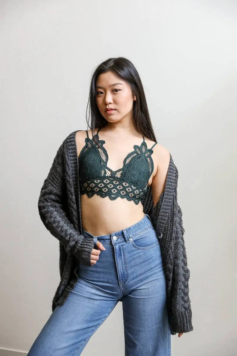 Cochet Lace Bralette - Golden Hour BoutiqueBralettes