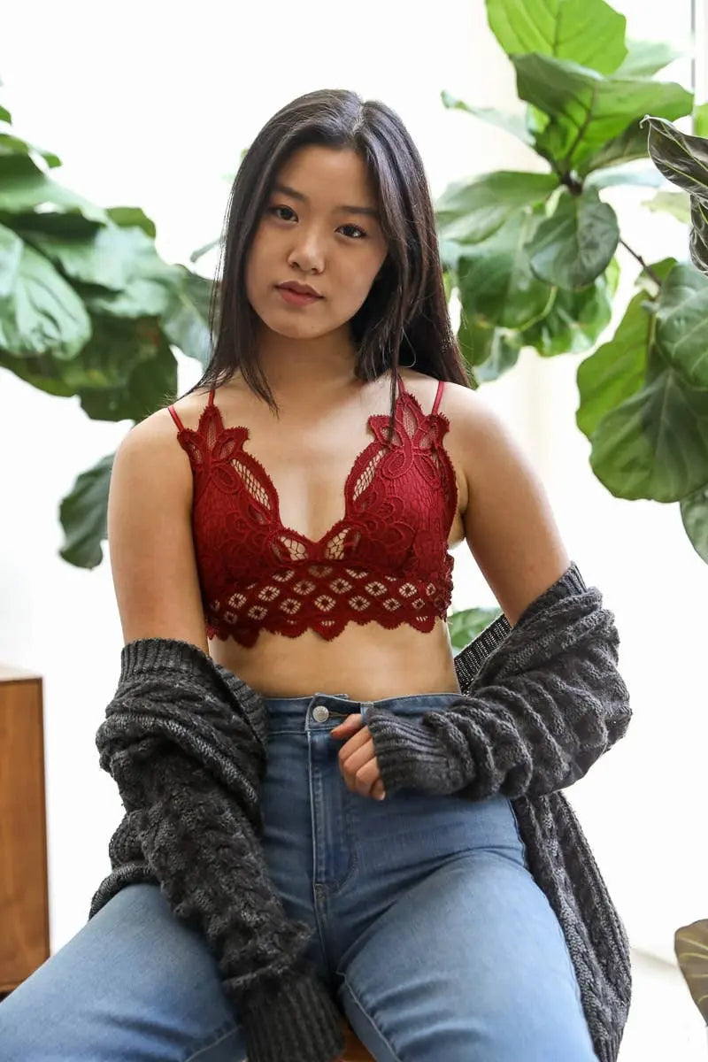 Cochet Lace Bralette - Golden Hour BoutiqueBralettes