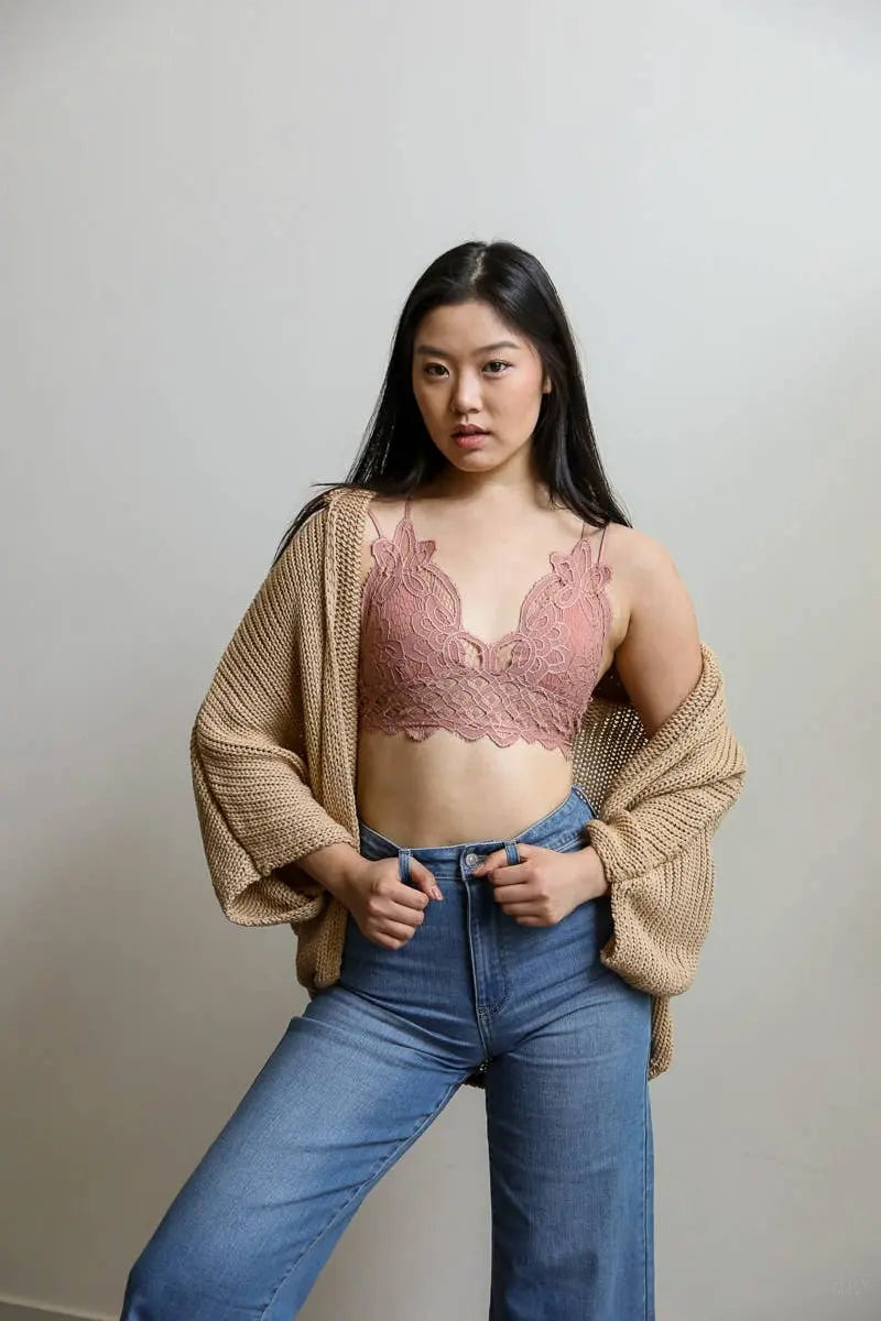 Cochet Lace Bralette - Golden Hour BoutiqueBralettes