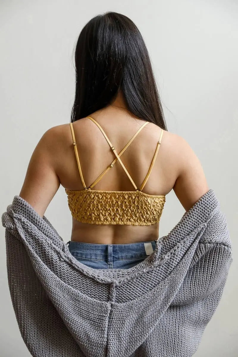 Cochet Lace Bralette - Golden Hour BoutiqueBralettes